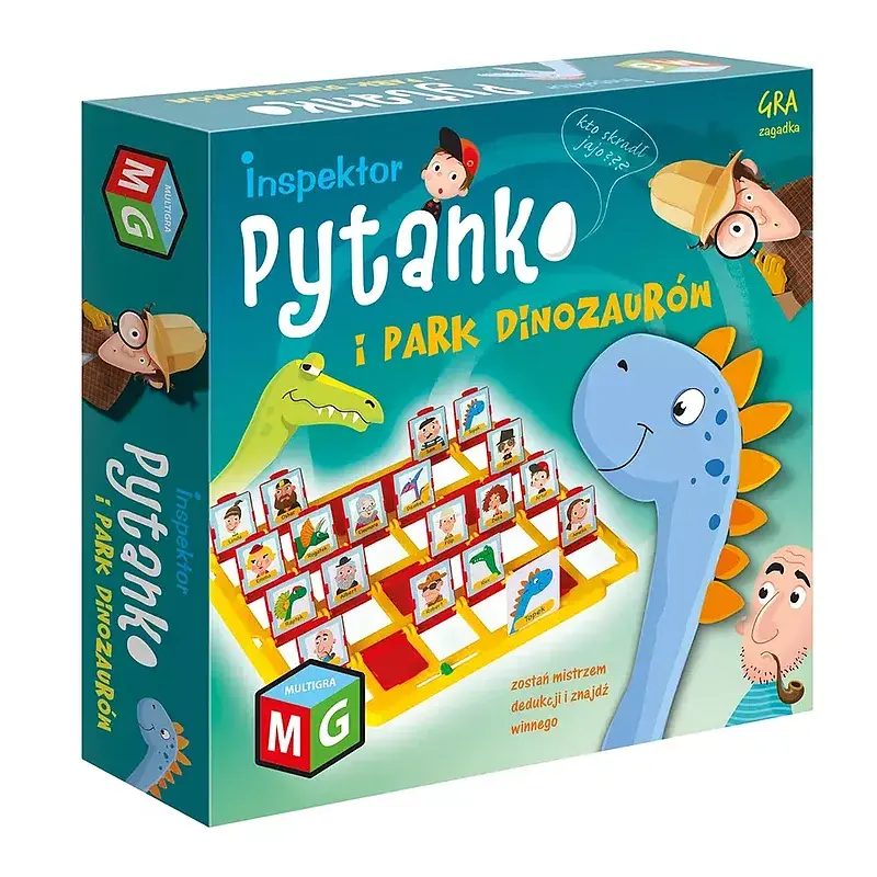 Gra rodzinna inspektor pytanko i park dinozaurów