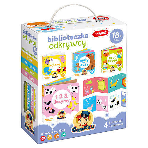 CzuCzu Biblioteczka Odkrywcy 18 mies. +