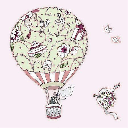 Karnet swarovski kwadrat cl1901 ślub balon
