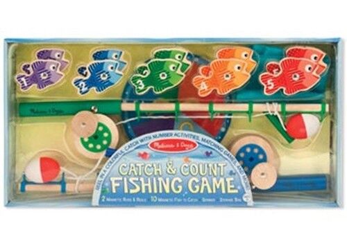 Melissa and Doug Fishing Game Magnetyczne Łowienie Rybek XXL Łap i licz