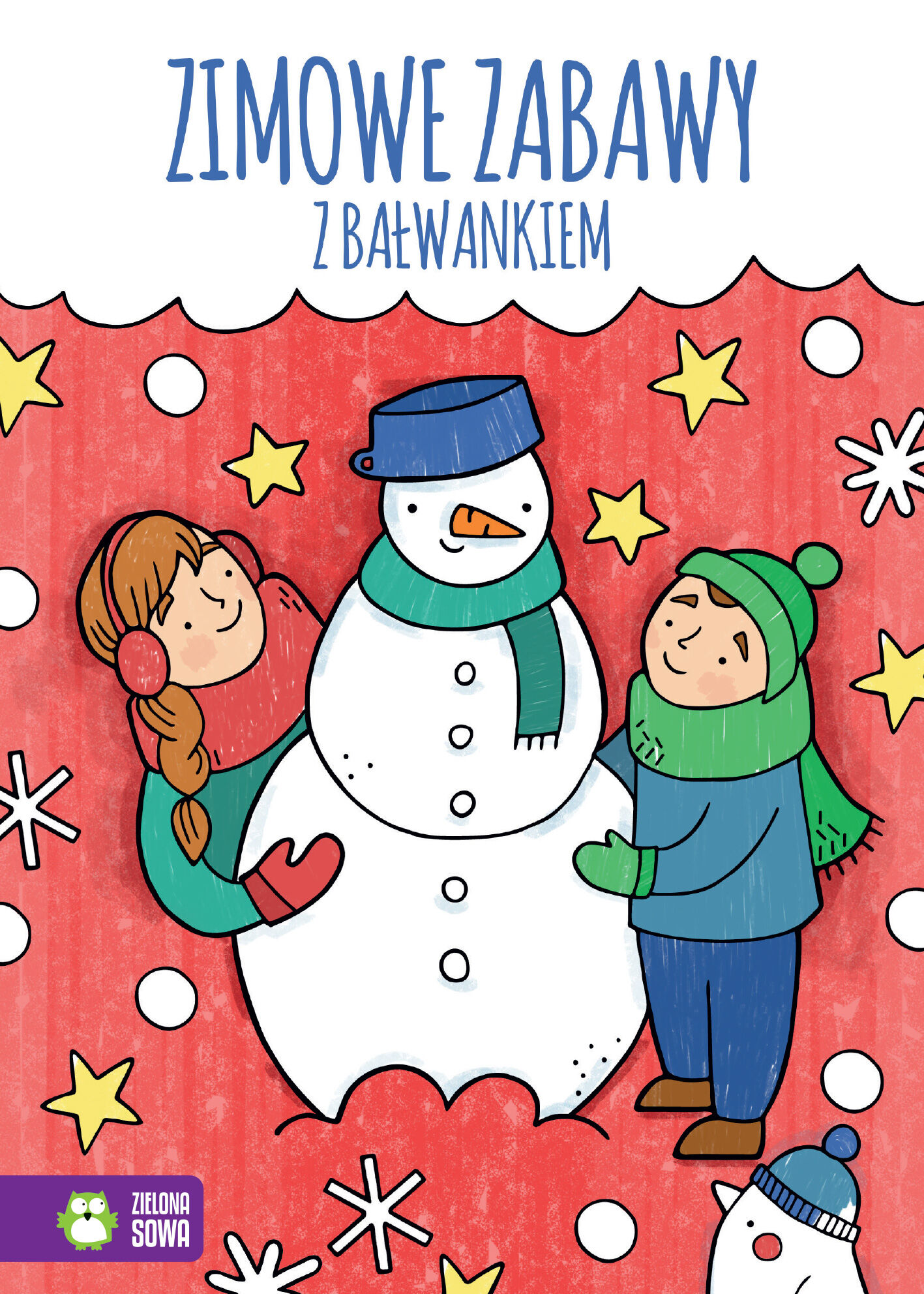 Zimowe zabawy z bałwankiem