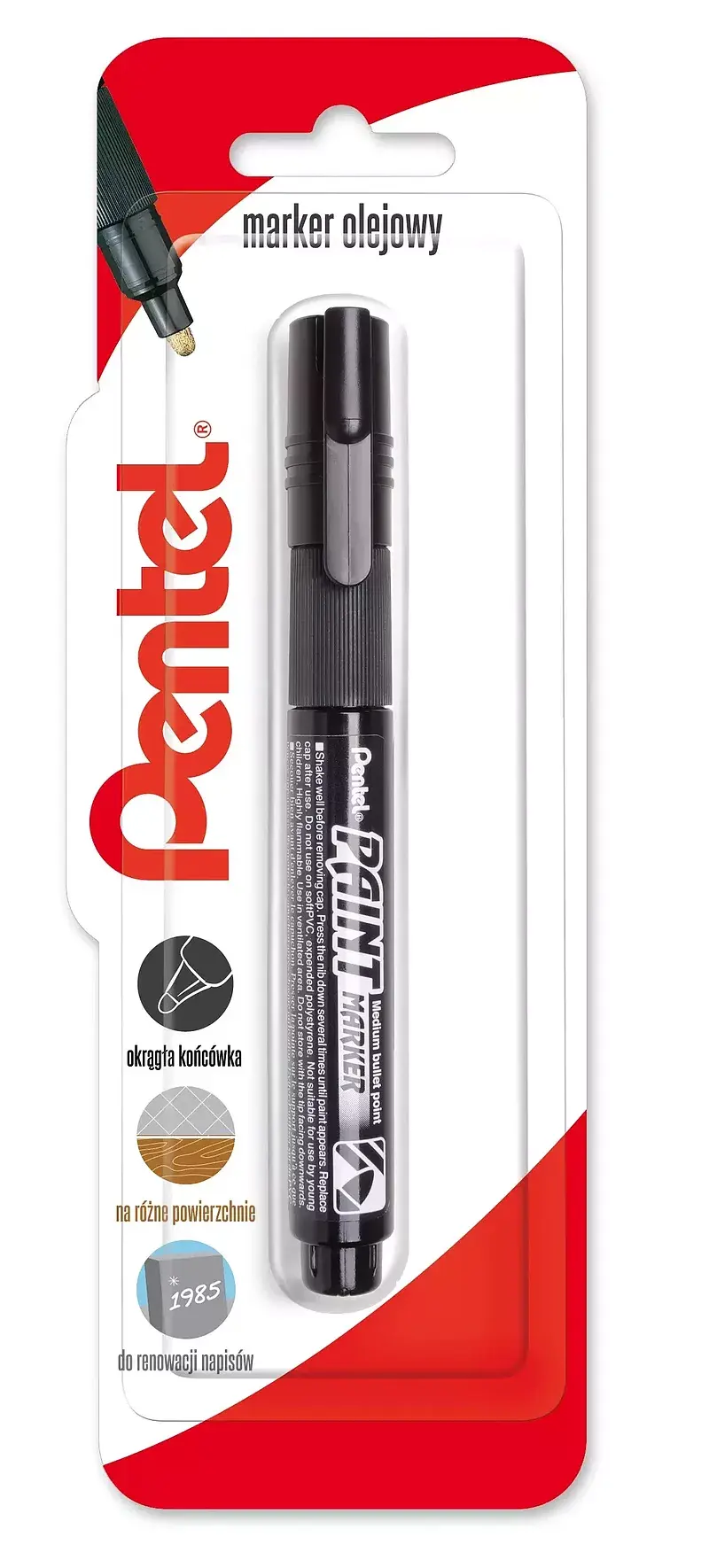 Marker olejowy mmp20 czarny 1 szt