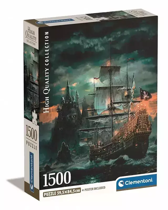 Puzzle 1500 compact the pirates ship 31719