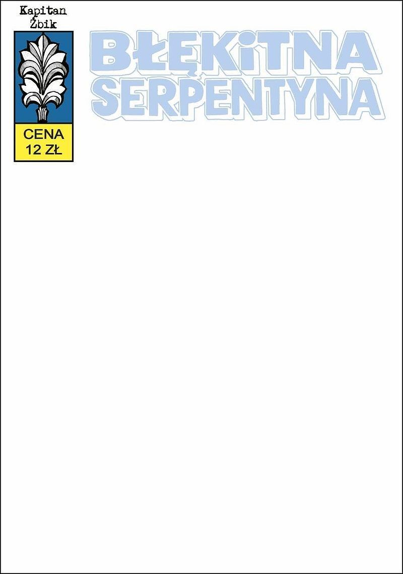 Kapitan Żbik - 14 - Błękitna serpentyna (okładka blank)
