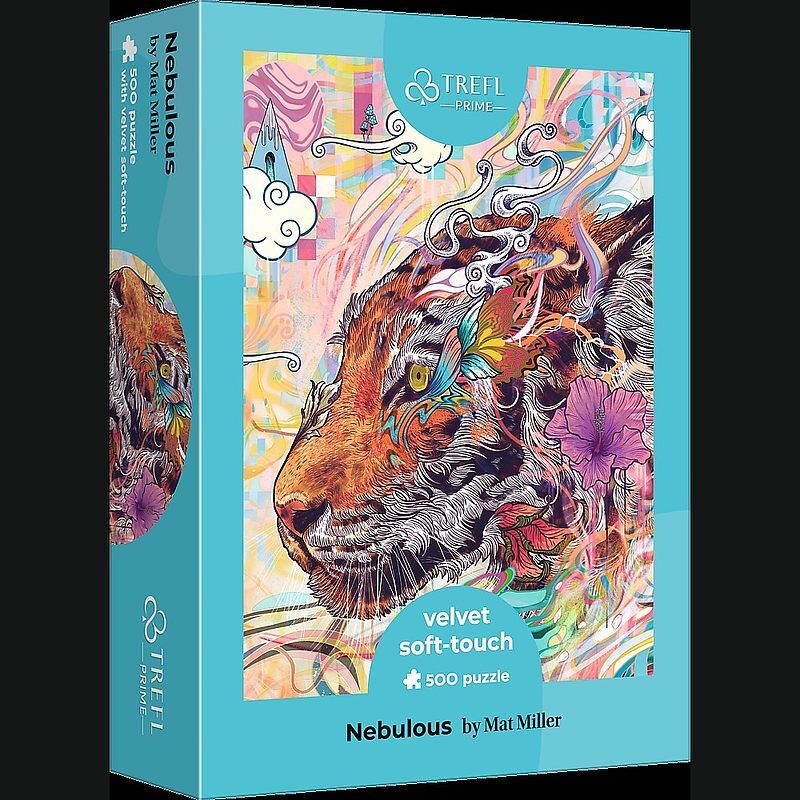 Puzzle 500 velvet soft touch nebulous by mat miller 37422