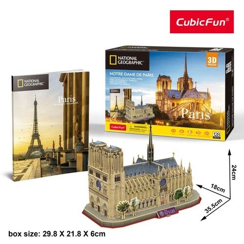 Puzzle 3D National Geographic Notre-Dame