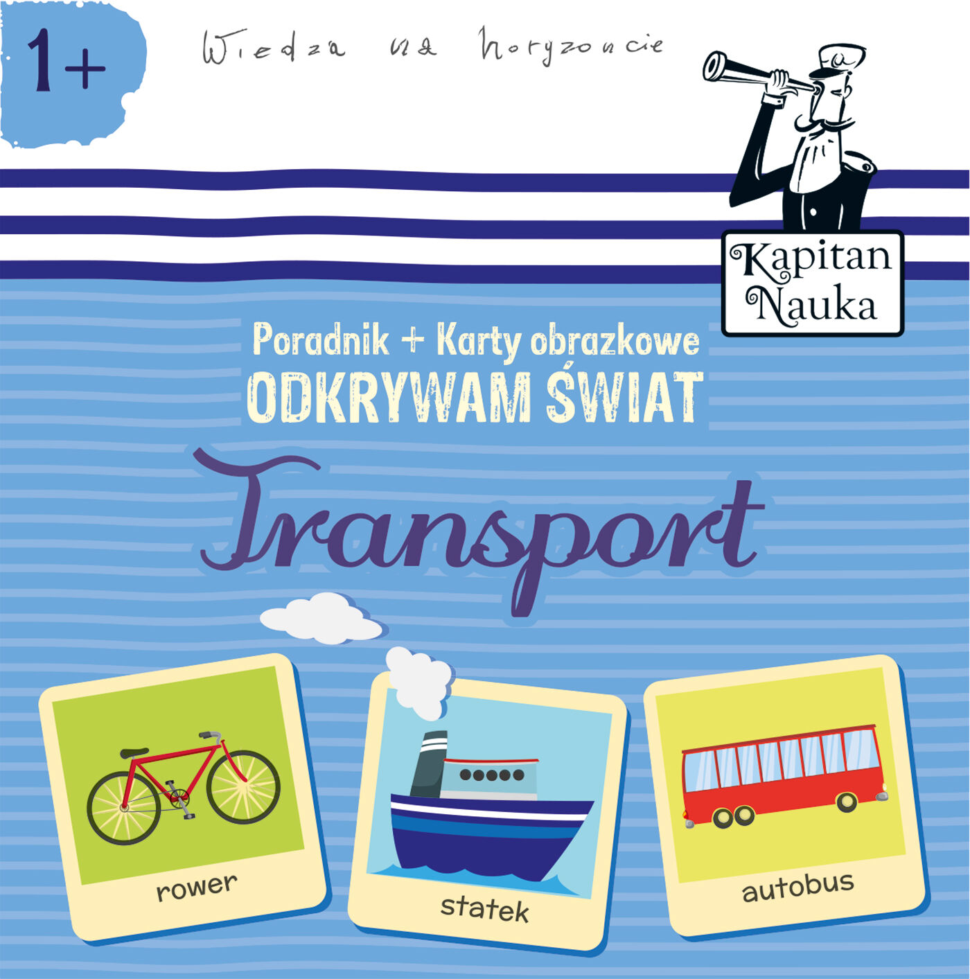 Odkrywam świat Transport Książka + Karty obrazkowe