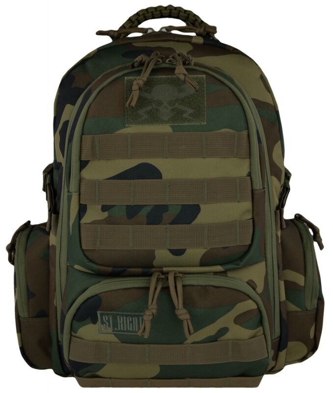 Plecak 4-komorowy BP36 Military Woodland Como