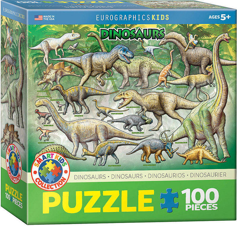 Puzzle 100 smartkids dinosaurs 6100-0098