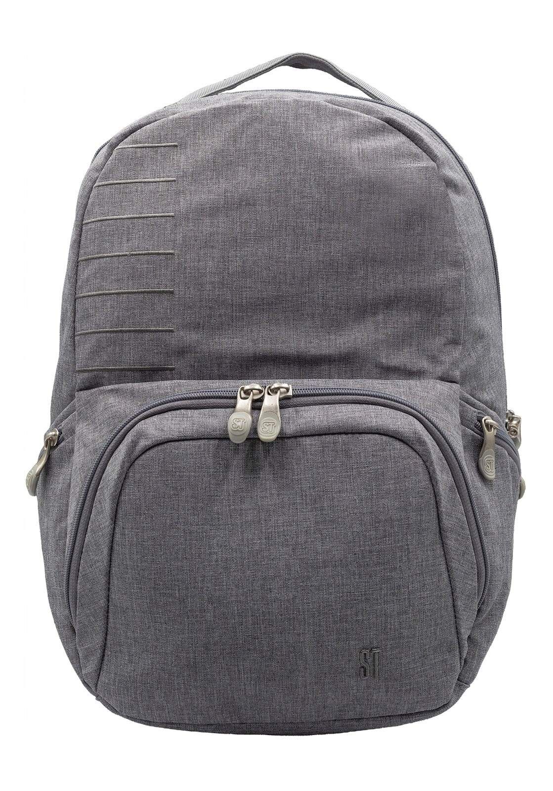 Plecak 3-komorowy Light Gray Melange