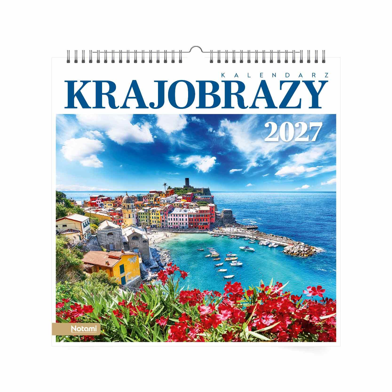 Kalendarz 2027 ścienny Krajobrazy 33x33