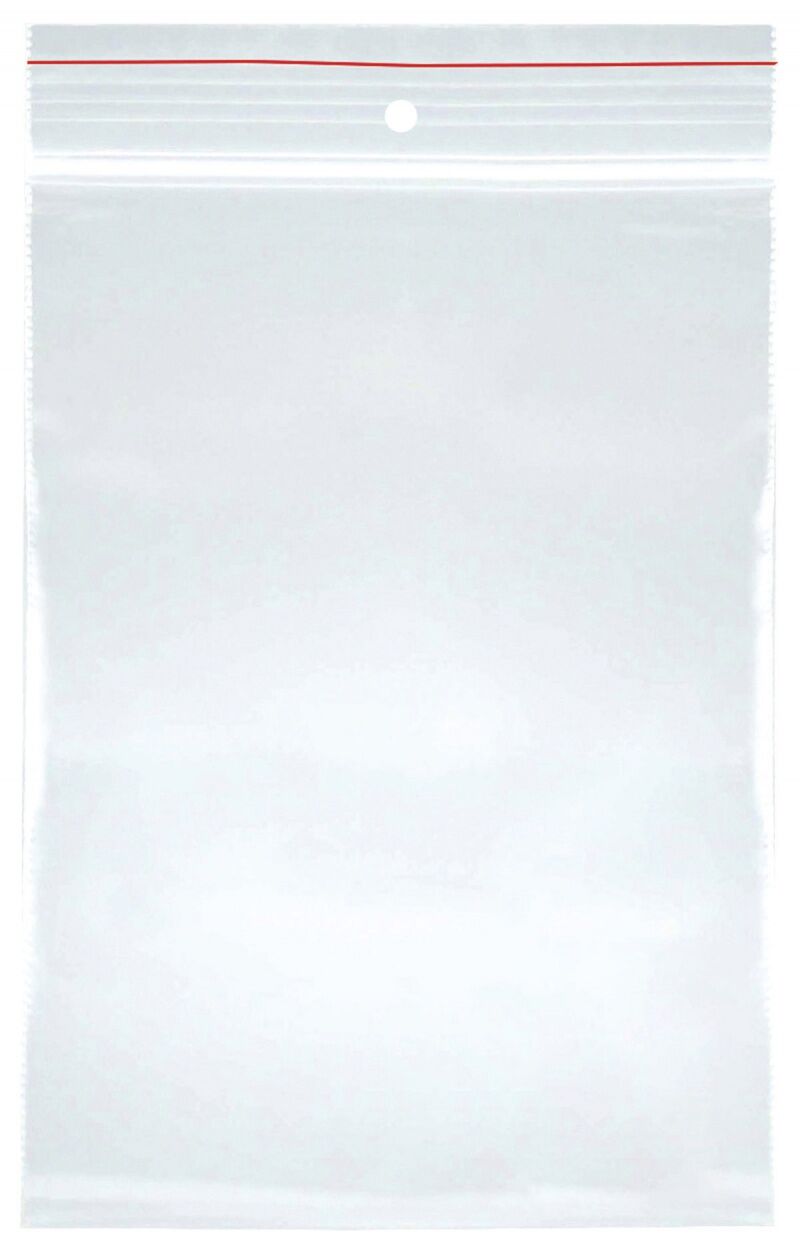 Torebka strunowa Office Products 80x120mm 100szt. transparentna