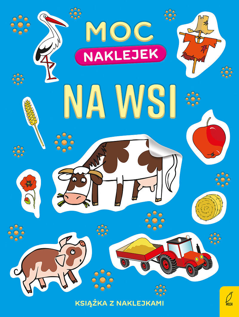 Moc naklejek. Na wsi