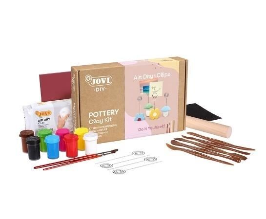 Zestaw DIY z gliną klipsy