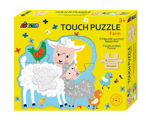 Avenir Puzzle sensoryczne zwierzęta hodowlane