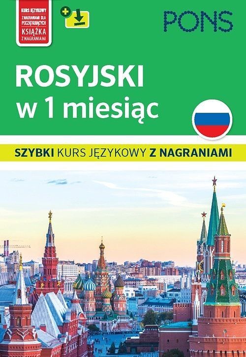 Rosyjski w 1 miesiąc szybki kurs językowy c+mp3 (m) wyd. 3 pons