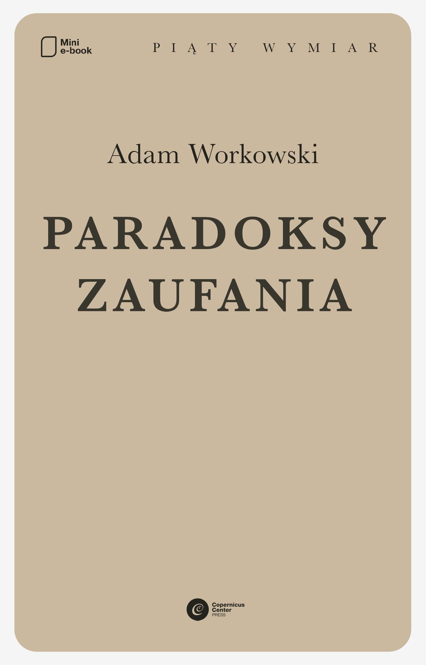 Paradoksy zaufania (e-book)