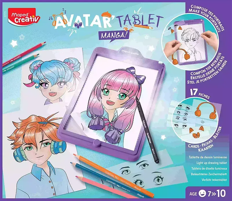Tablica podświetlana avatar studio manga