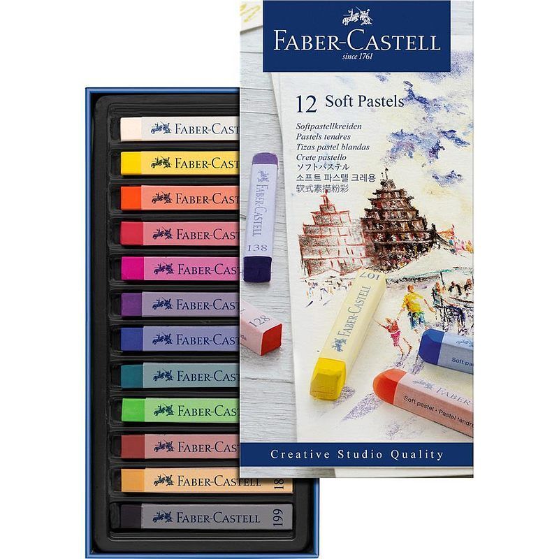 Pastele suche faber-castell creative studio  12 kolorów