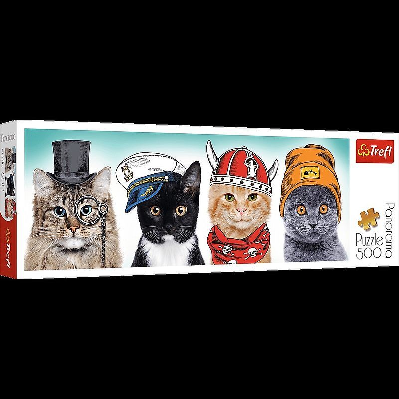Puzzle 500 panoramiczne puszysta ekipa 29504