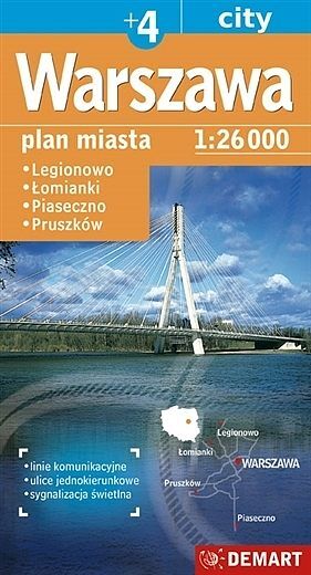 Warszawa plan miasta 1:26 000