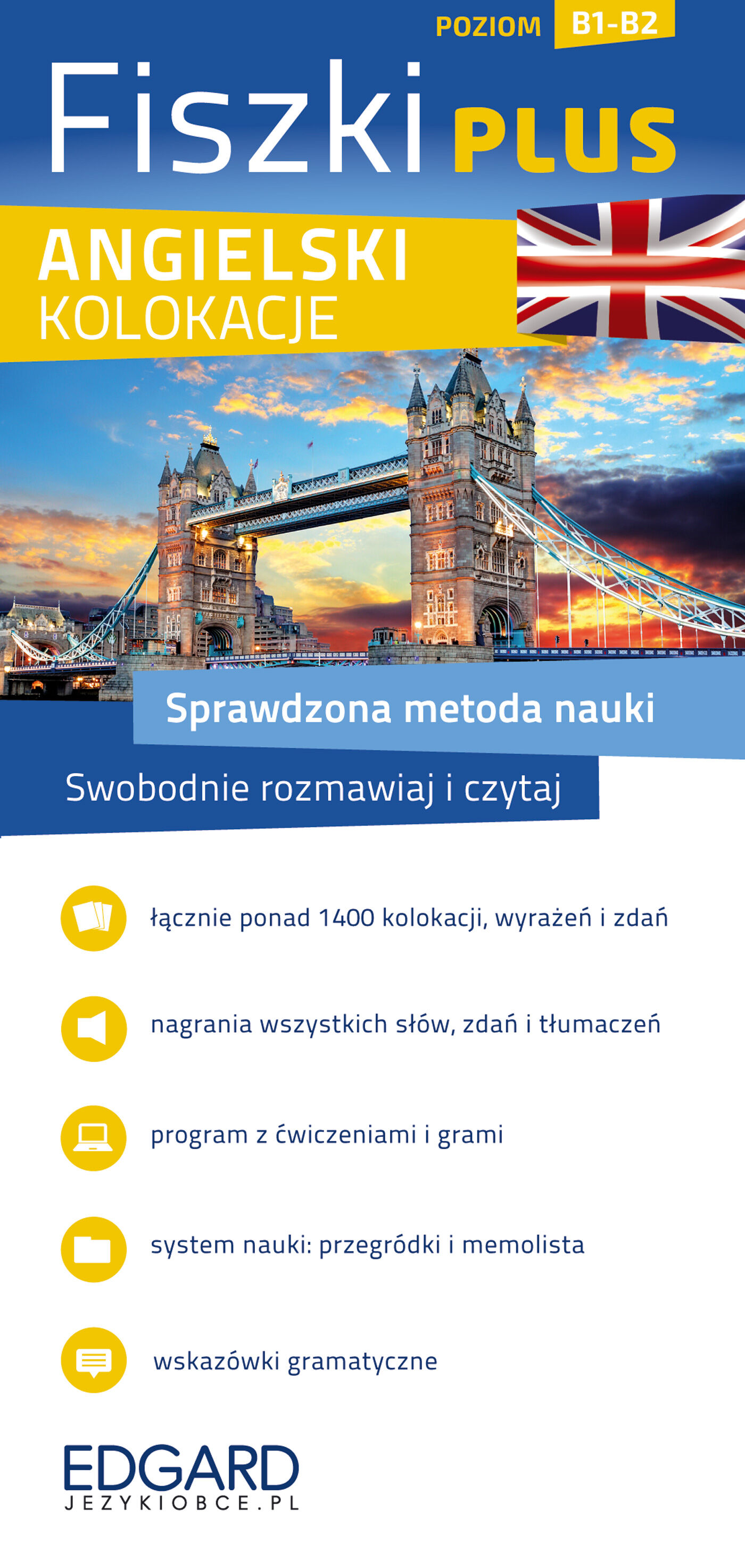Angielski Fiszki PLUS Kolokacje
