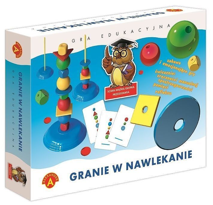 Gra granie w nawlekanie sowa mądra głowa