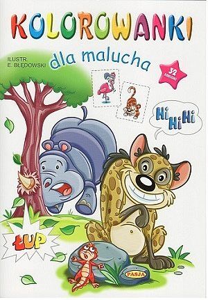 Hi hi hi kolorowanki dla malucha z naklejkami