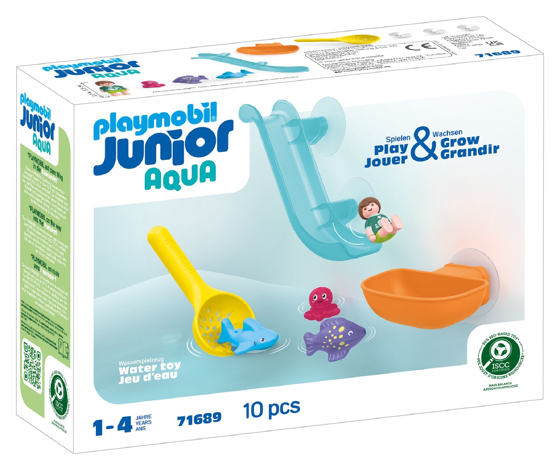 Playmobil JUNIOR AQUA Wodna zjeżdżalnia z morskimi zwierzątkami 71689