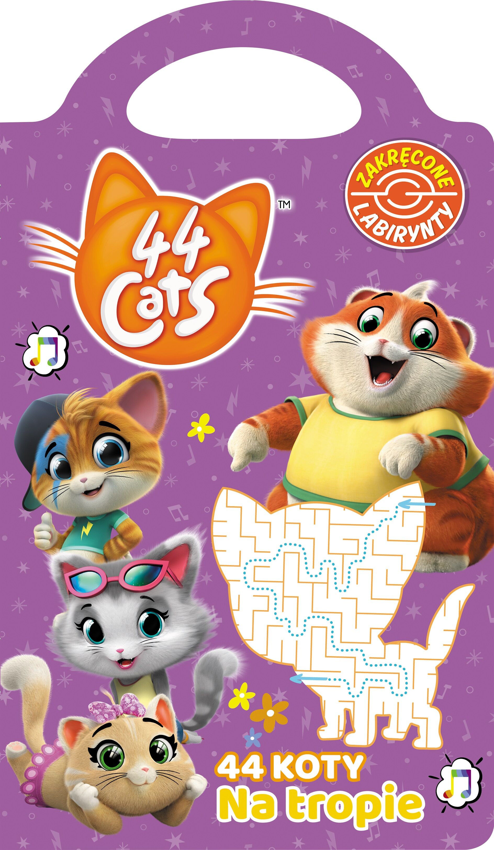 44 Cats. Zakręcone labirynty. 44 koty Na tropie.