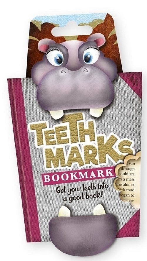 Teeth marks hipopotam zębowa zakładka do książki