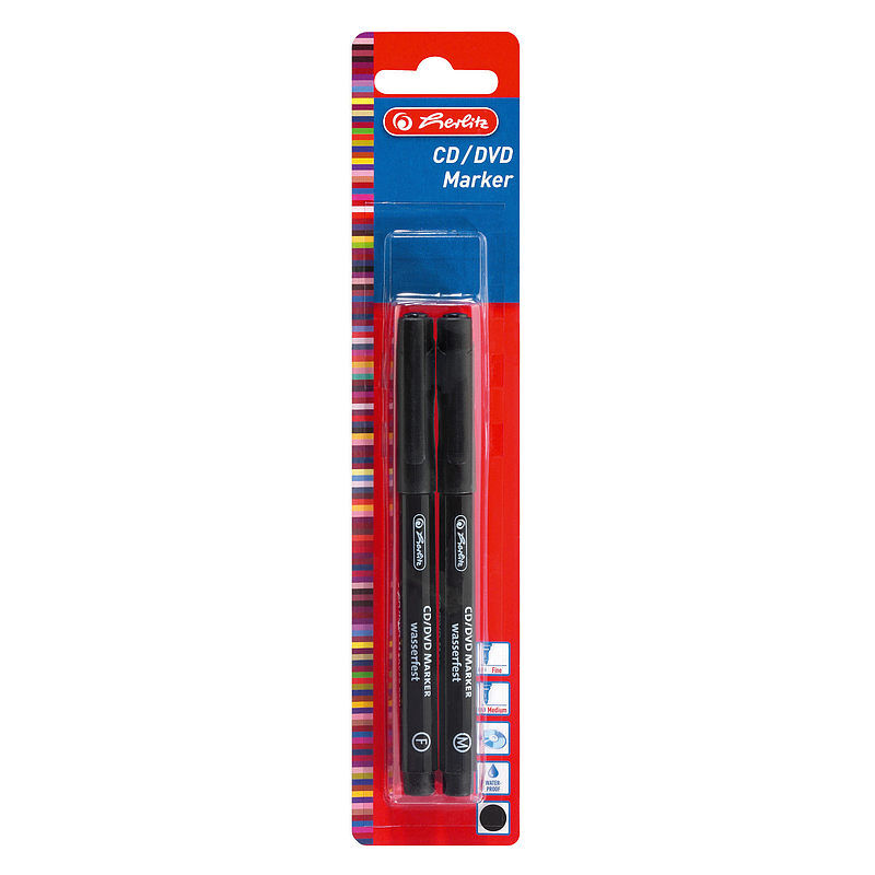 Marker herlitz cd 2 szt blister