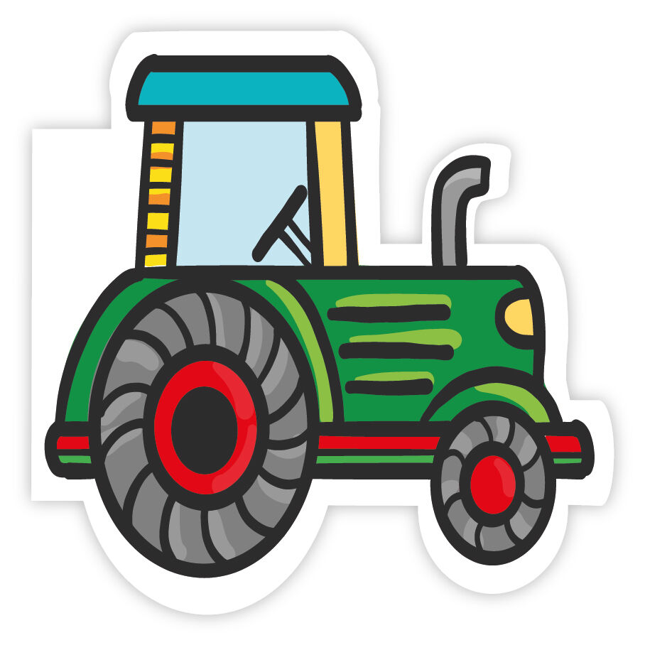 Karnet twarda oprawa traktor