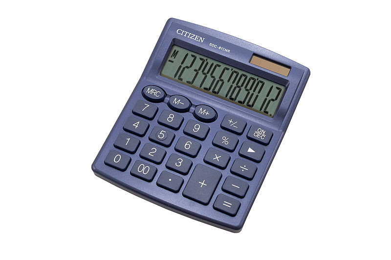 Kalkulator biurowy citizen sdc-812nrnve