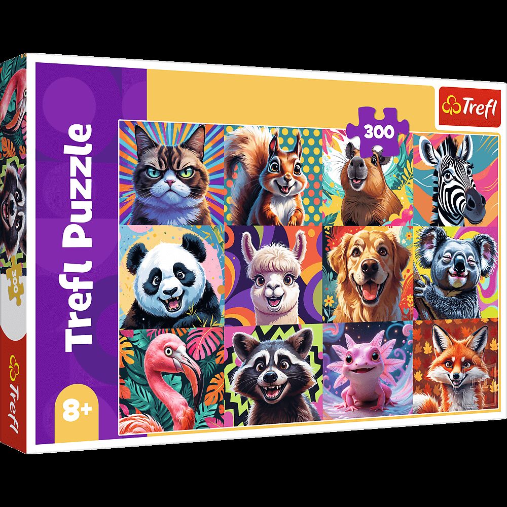 Puzzle 300 Zabawne portrety zwierząt 23030