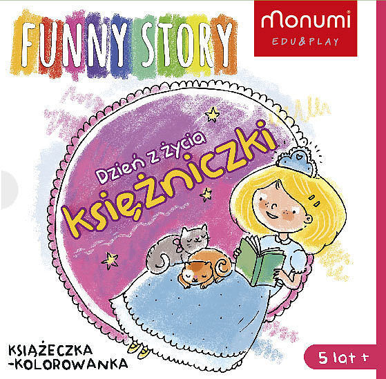 Książeczki harmonijki dzień z życia księżniczki