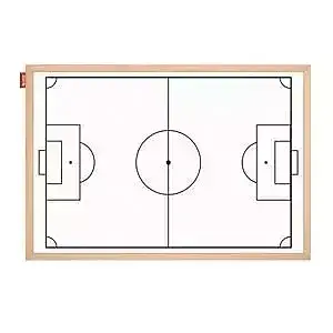 Tablica taktyczna suchościeralna magnetyczna memobe biała boisko do piłki nożnej 90x60 cm