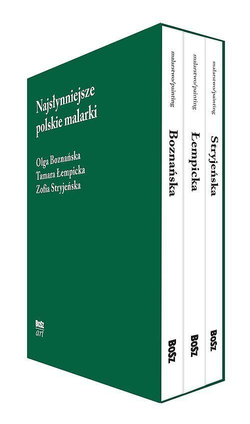 NAJSŁYNNIEJSZE POLSKIE MALARKI - zestaw miniaturowych albumów w etui