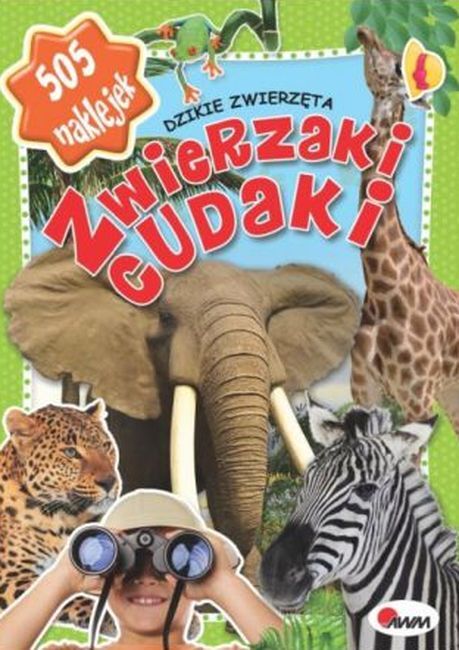 Zwierzaki cudaki dzikie zwierzęta 505 naklejek