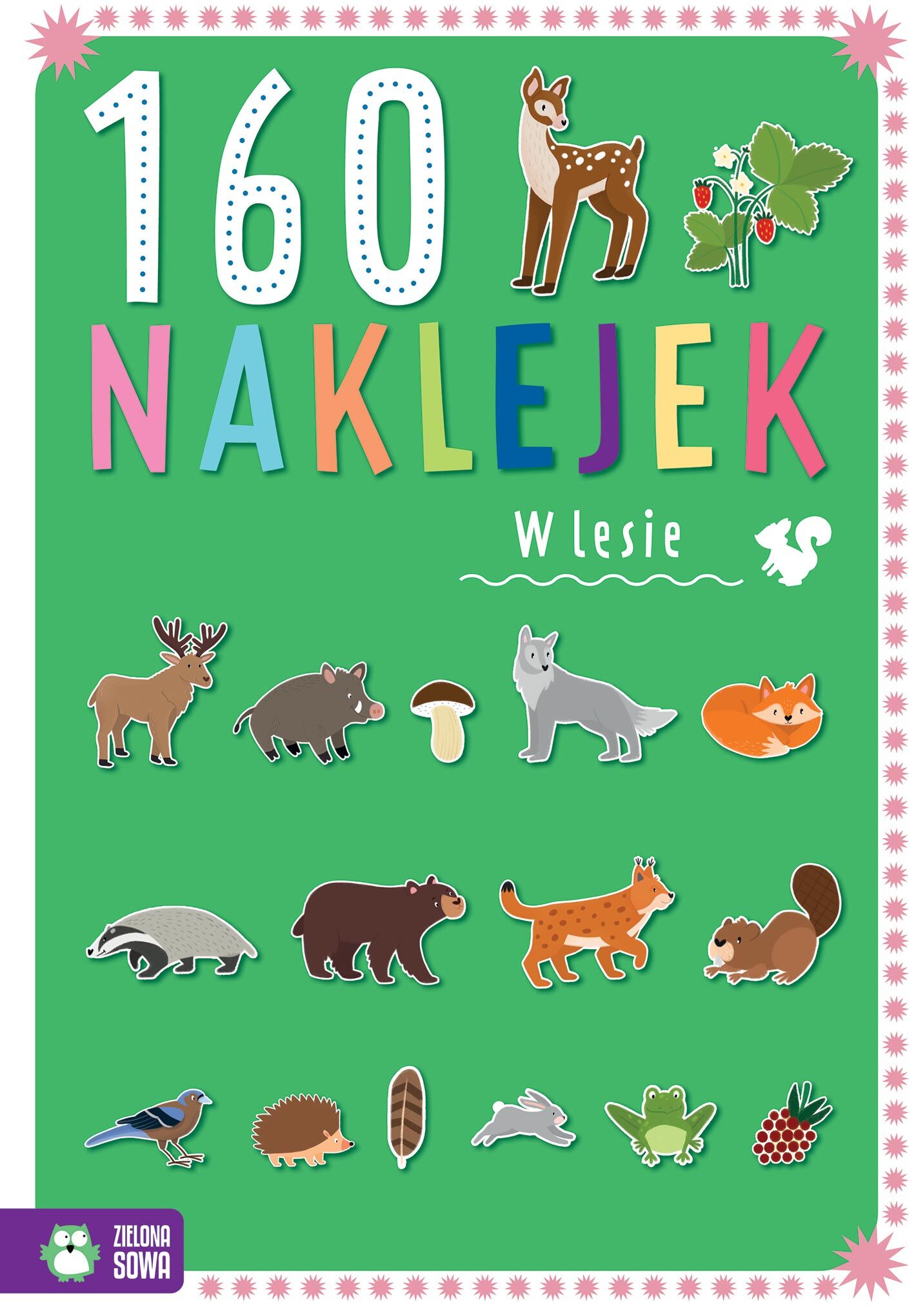 160 naklejek. W lesie