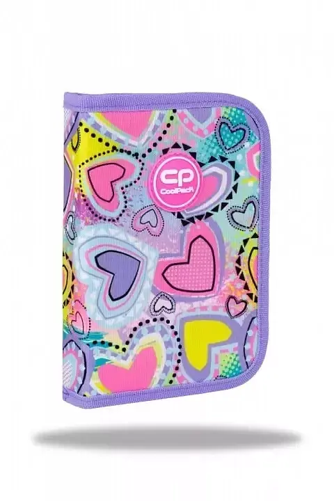 Piórnik 1-komorowy bez wyposażenia coolpack clipper sew pastel heart