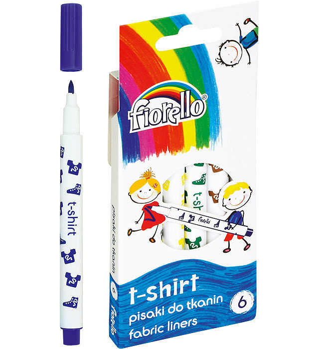 Pisaki fiorello t-shirt do tkanin 6 kolorów gr-f125