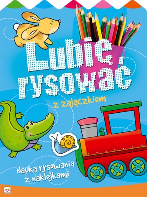 Lubię rysować z zajączkiem. Nauka rysownia z naklejkami.