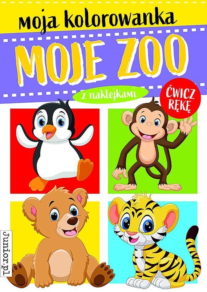 Moje zoo. Moja kolorowanka