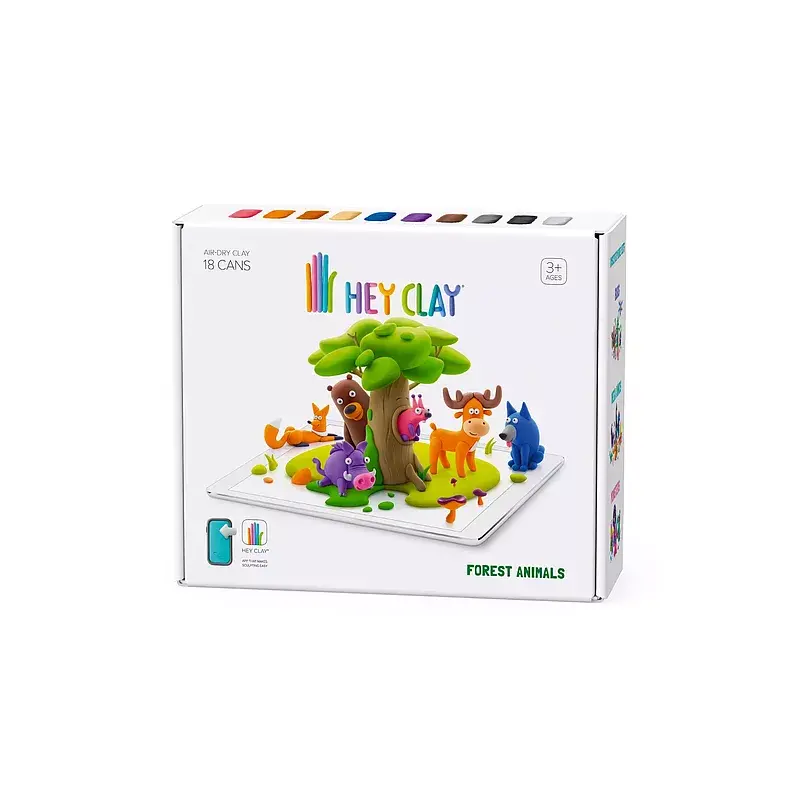 Masa plastyczna hey clay zwierzęta leśne hcl18011cee