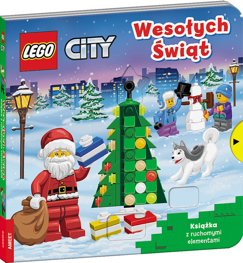 Lego city wesołych świąt książka z ruchomymi elementami pps-6003