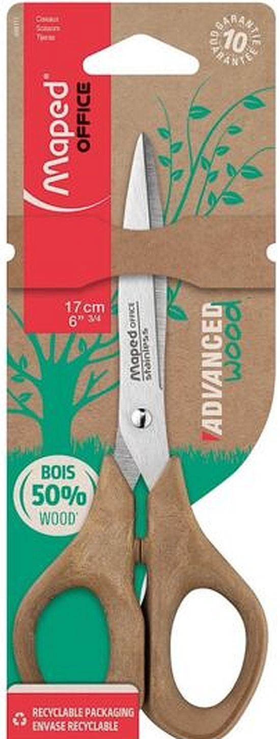 Nożyczki advanced wood maped 17 cm