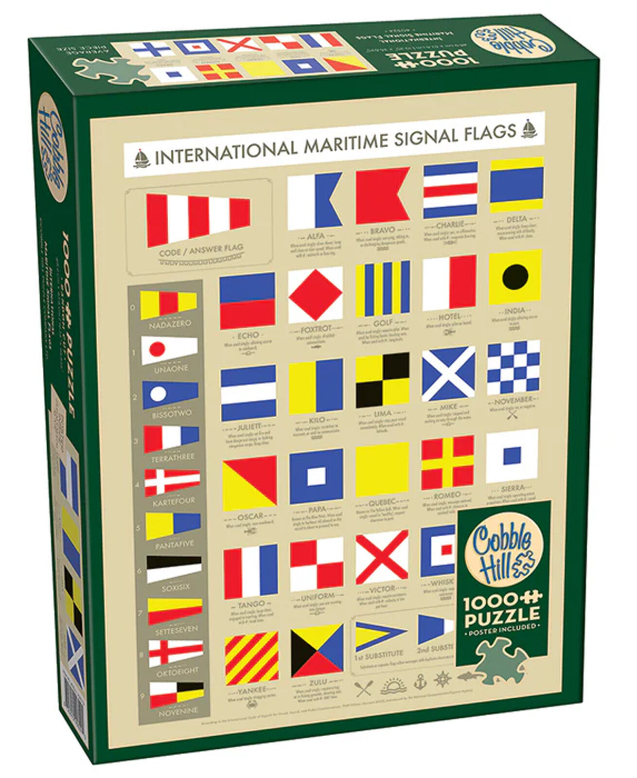 Puzzle 1000 Morskie flagi sygnałowe 113554
