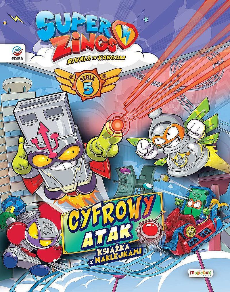 Superzings. Książka z naklejkami. Seria 5