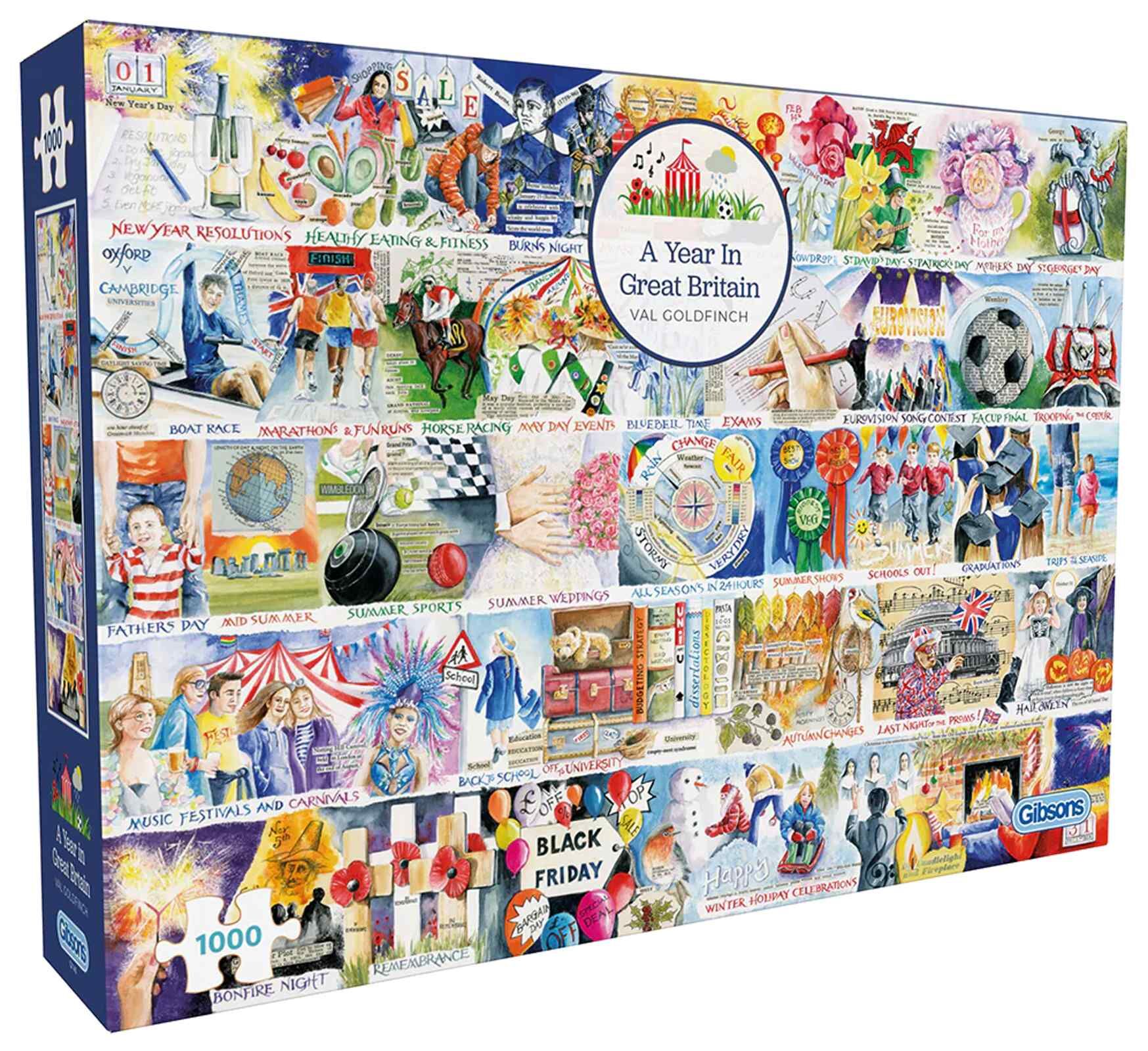 Puzzle 1000 Rok w Wielkiej Brytanii 113711